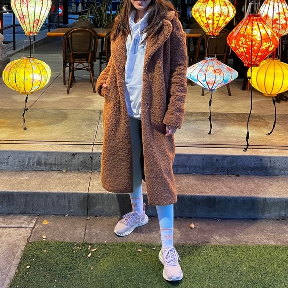 Abercrombie & Fitch Jackets & Blazers - ABERCROMBIE & Fitch Teddy Bear  Sherpa Long Coat